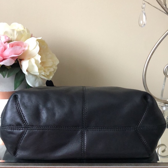 DKNY Black Soft Nappa Leather Hobo Bag - Picture 5 of 8